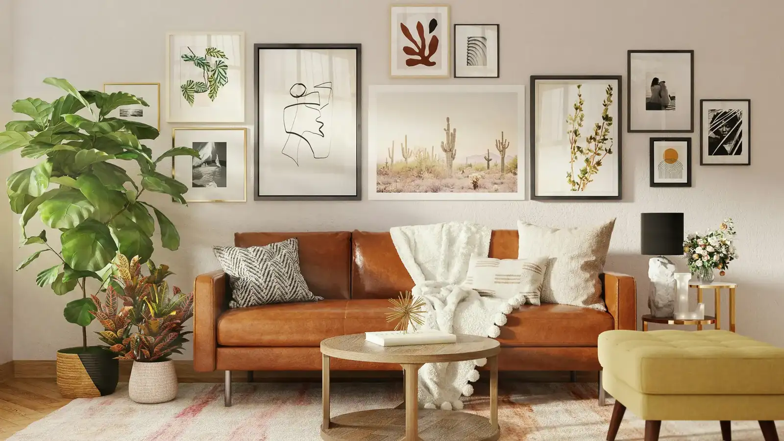 Interior of a selected Madrid home